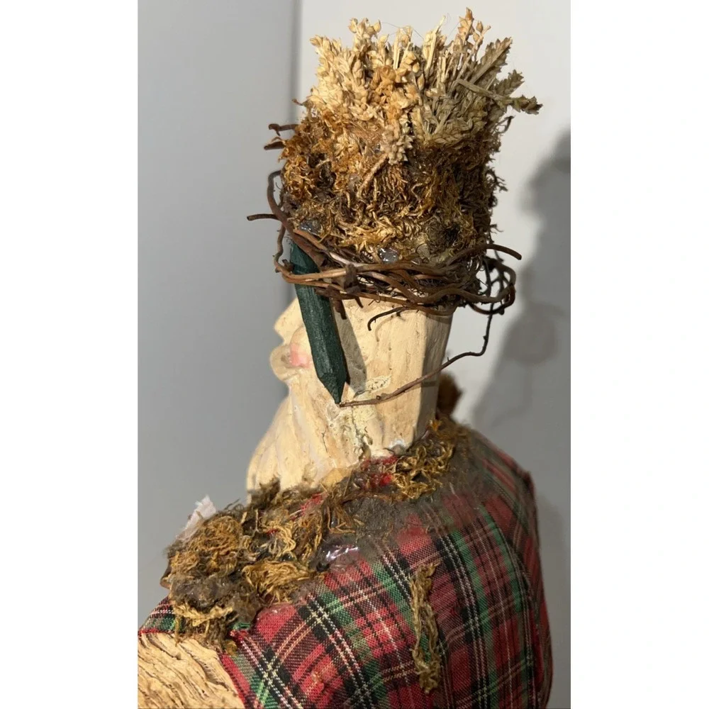 Silvestri Gardener Farmer Scottish Rustic Primitive Autumn Decor‎ Cottage Core